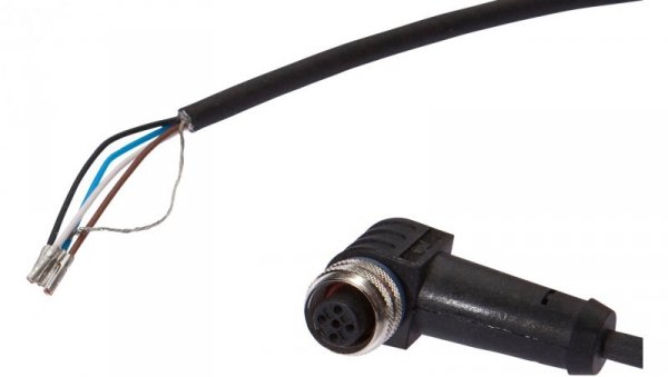 Kabel połączeniowy, 20m, M12 żeński (gniazdo) 4pin kątowy, Końcówka wolna, 4x0,34mm², VKB05321