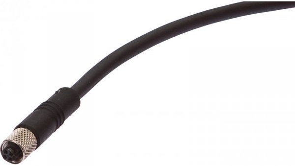 Kabel połączeniowy, 2m, M5 żeński (gniazdo) 4pin prosty, Końcówka wolna, 4x0,14mm², VK200365