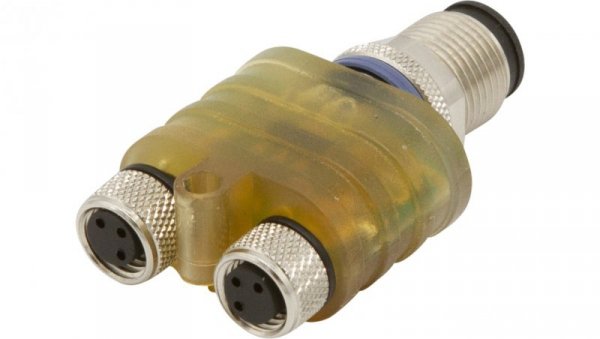 Moduł logiczny, 20x41x41mm, AND, 2-krotny, 10-30V DC, strona czujnika M8 żeński (gniazdo) 3pin, VL160102