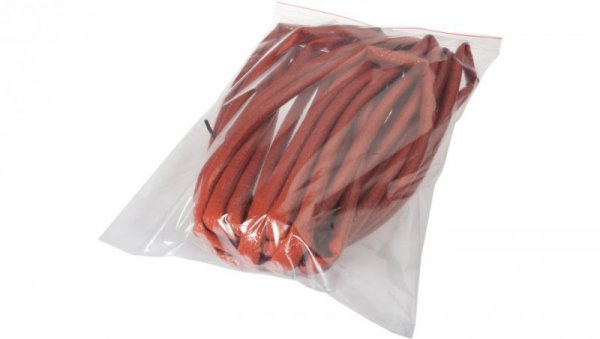 Osłona z tworzywa sztucznego, Ø17 mm, średnica wewnętrzna 10 mm, -40-250C, włókno szklane z gumą silikonową, AY000141