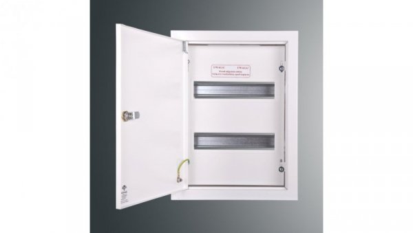 Rozdzielnica p/t modułowa RW 2NN 2 x 12S 392x288x130 szyna TSH35 zamek patent.9081 IP30 RAL 9003