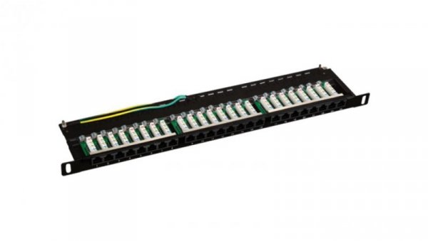 Patch panel OPTIMUM UTP kat.5e 24 porty LSA 0.5U PK032
