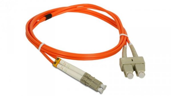 Patch cord MM OM2 LC-SC duplex 50/125 2.0m FOC-LCSC-5MMD-2