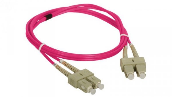 Patch cord MM OM4 SC-SC duplex 50/125 3.0m FOC-SCSC-5MMD-3-4