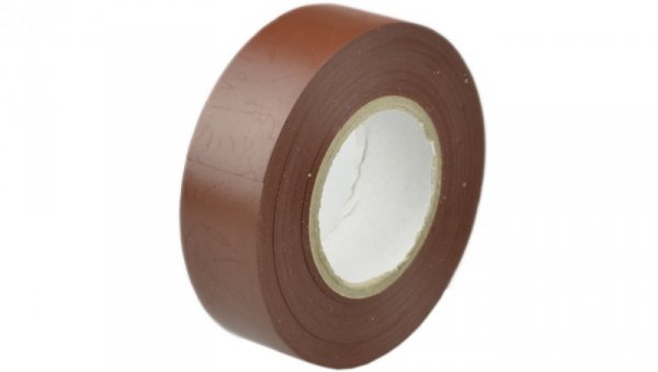 Taśma izolacyjna 19mm/20m brązowa PCV