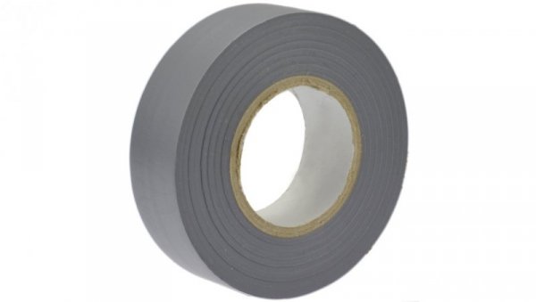 Taśma izolacyjna 19mm/20m szara PCV
