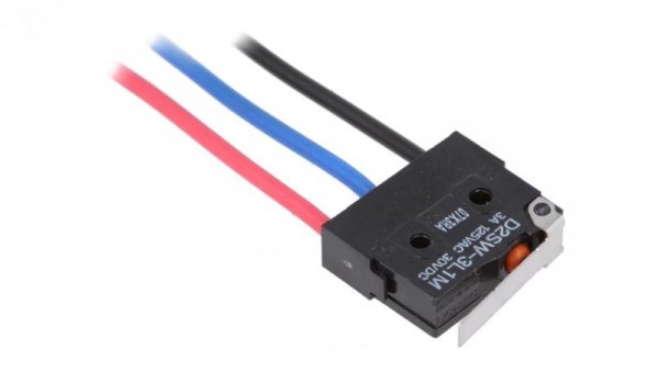 Mikroprzełącznik SNAP ACTION z dźwignią SPDT 3A/125VAC D2SW-3L1M