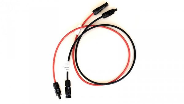 SET 6mm2 Kabel fotowoltaiczny Czerwony Czarny MC4 + WTYCZKA PV 8m 2x8m