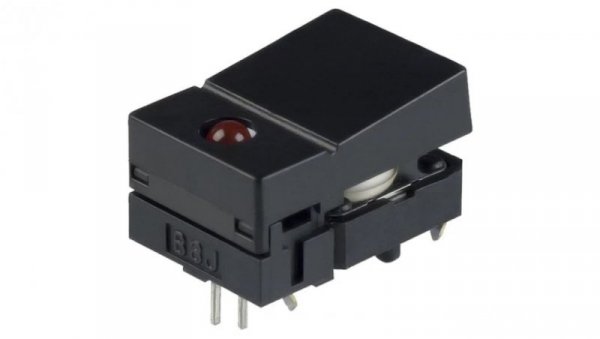 Przełącznik klawiaturowy Poz 2 SPST-NO 0,05A/24VDC czarny B3J-2100