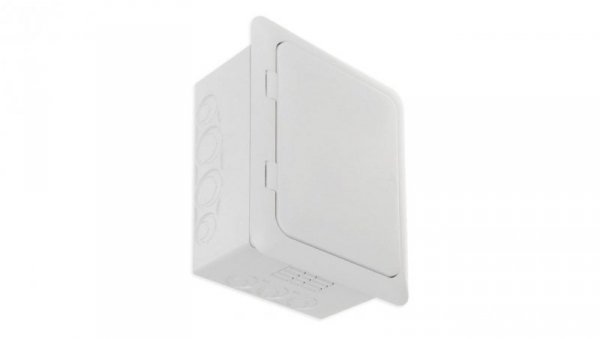 Puszka podtynkowa uniwersalna do systemów docieplających z otwieranym wiekiem szara KUZ-VO-KB