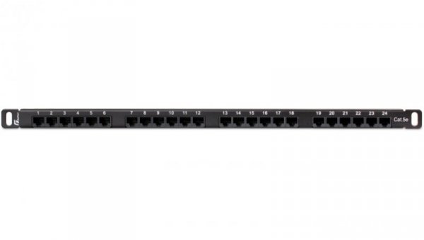 Patch panel UTP kat. 5e, 24 porty (PGF-5EUTP24-B7) GETFORT