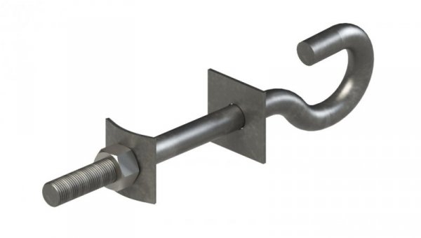 Śruba hakowa M20 L300 ocynk ogniowy S3023C SH20L300