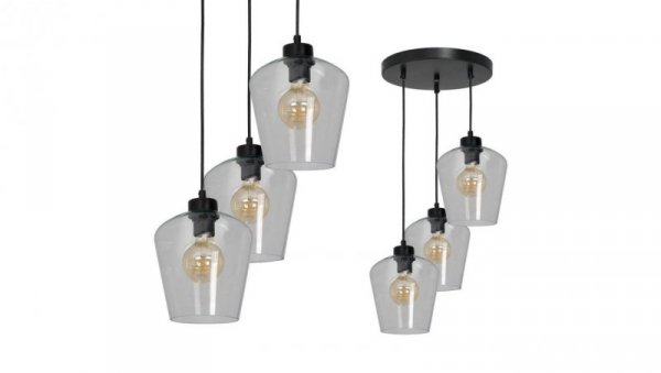 Lampa wisząca SANTIAGO CLEAR 3xE27 MLP6611 Milagro