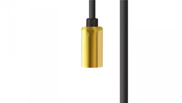 Przewód z oprawką 500cm CAMELEON CABLE G9 5 M BLACK/BRASS 8616 Nowodvorski