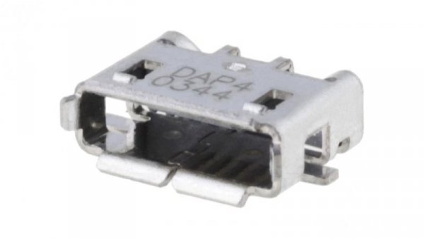 Gniazdo USB AB micro na PCB SMT 5-pin poziomy 1981584-1