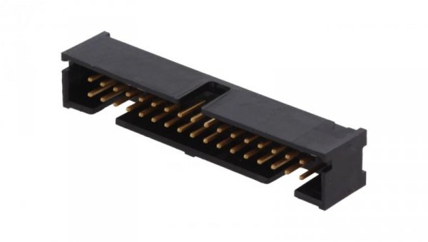 Gniazdo IDC męskie 34-pin proste THT złocony 2,54mm czarny 5103308-7