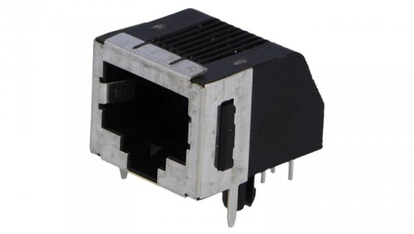 Gniazdo RJ45 8-pin Kat 3 ekranowane,niskoprofilowe złocony 5555153-1