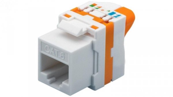 Samozaciskowy Moduł Keystone RJ45 Kat.6 U/UTP Techly