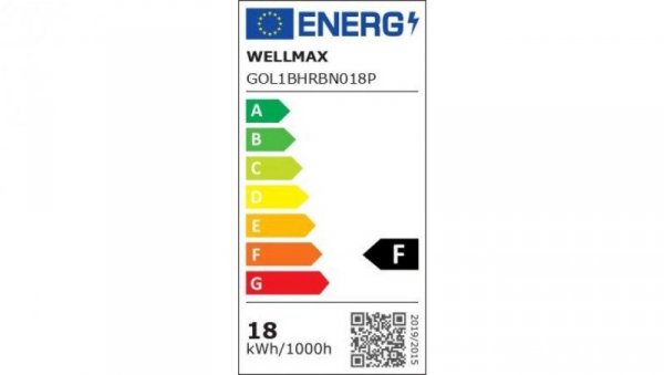 Lampa LED Bulkhead + PIR Czujnik Ruchu Okrągły Czarny 18W 92lm/W 1650lm IP54 Neutralna 4000K SAMSUNG / GOL1BHRBN018P