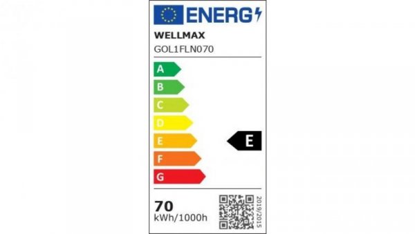 Naświetlacz LED 70W 95lm/W 6650lm IP65 Neutralna 4000K SAMSUNG / GOL1FLN070