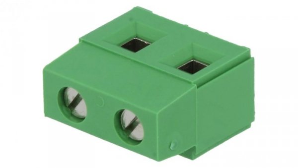 Listwa zaciskowa do druku kątowe 90 7,5mm tory 2 na PCB 282844-2