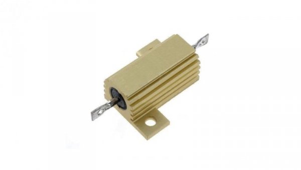 Rezystor drutowy z radiatorem przykręcany 25W 1 Ohm 1-1625971-8