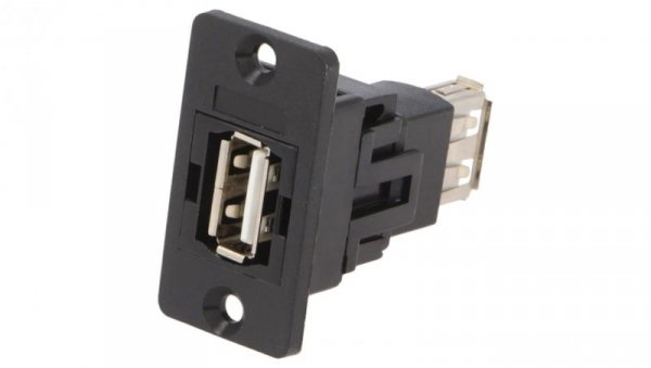 Łącznik USB A - USB A 2.0 SLIM złocony 29mm CP30608N