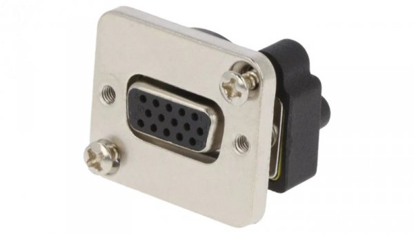 Łącznik D-Sub srebrny XLR 19x24mm CP30229M