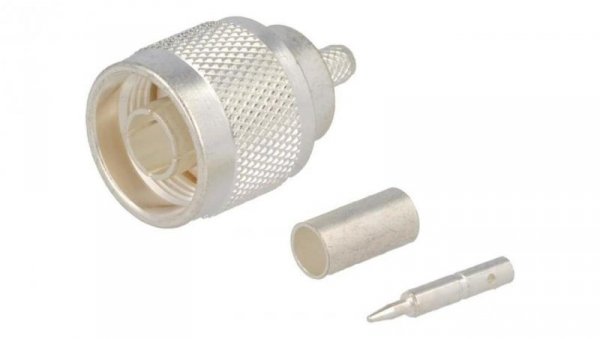 Wtyk N męskie proste 50 ohm RG141,RG58C U,URM43,URM76 teflon 1-1337416-0
