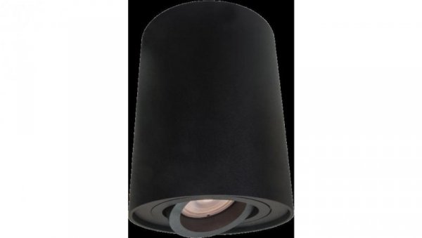 LAMPA NATYNKOWA SPOT TUBA CZARNA REGULOWANA