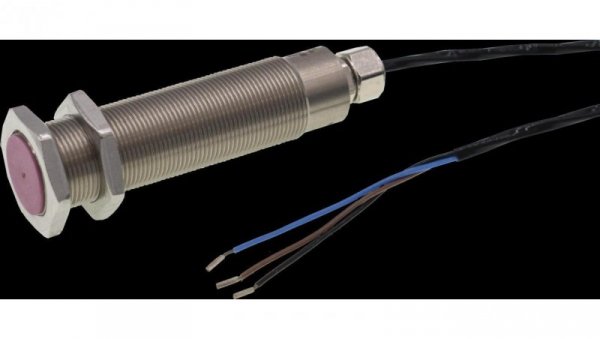 IB18E344, czujnik indukcyjny, M18x1 83long, Flush, Sn: 5, 10-35V DC, -25-180C, PNP NC, Kabel 5m PTFE, IP67, ATEX