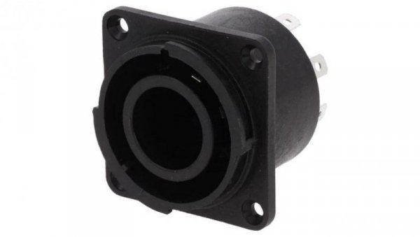 Złącze okrągłe konektory 4,8mm lutowanie CLIFFCON 10A 250VAC FCR2074