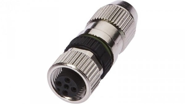 VK003S24, Gniazdo kablowe Ø4-5,1mm, 4A, 32V, -25-85C, M12 żeńskie 4pin, IP67