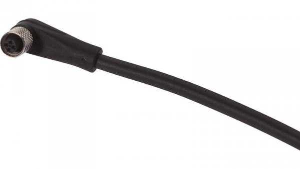 VK500361, Kabel połączeniowy, 5m, M5 żeński 4pin kątowy, koniec wolnego przewodu 4pin, 4x0.14mm², PUR, Ø3.5mm, 125V, IP67