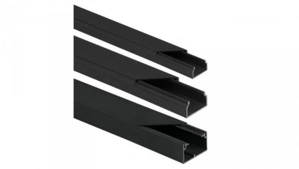 Listwa elektroinstalacyjna (korytko kablowe) czarna 20x14mm 1szt=2m