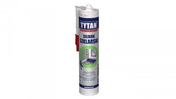 SILIKON SZKLARSKI I AKWARIOWY TYTAN 280ML CZARNY