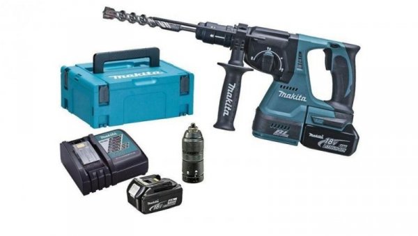 MŁOT UDAROWY OBROTOWY AKUMULATOROWY Z PODKUWANIEM 18V 2*5.AH