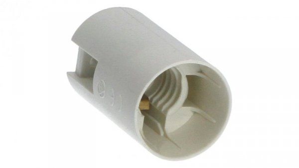 Oprawka do żarówki E14 38/T210/BB biała VLM