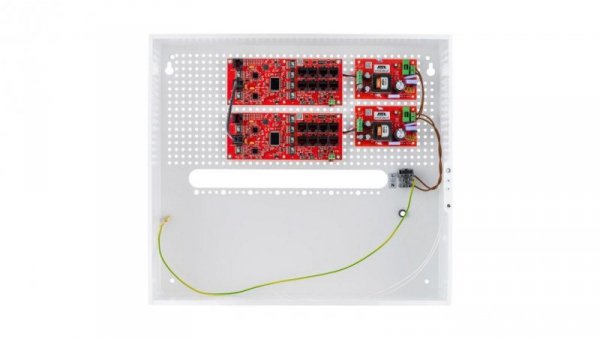 Zestaw do 16 kamer IP switch PoE 16P+2G w obudowie wewnętrznej ABOX-H zasilacz 192W (2x96W)