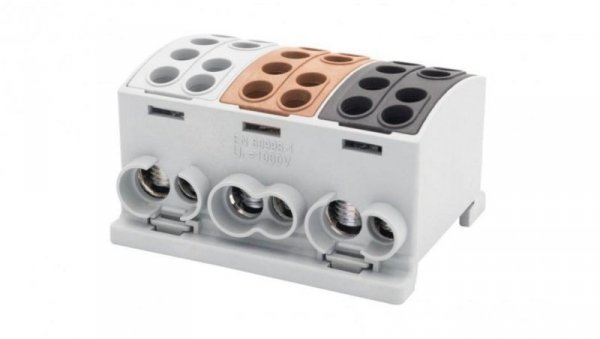 F-ELEKTRO Zacisk HLK 3x100A-2 (1x25,1x16 / 1x25,1x16) (3L) F2.0385