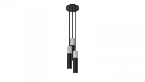 Lampa wisząca BORGIO 3P czarny