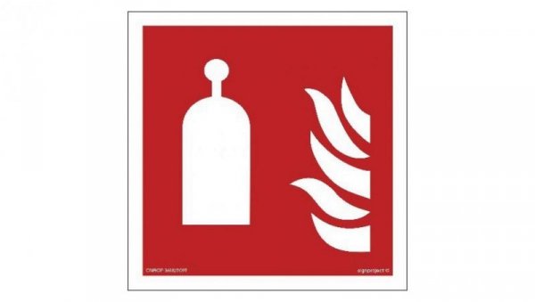 ZNAK - BF014 Stacja zdalnego uwalniania 35 x 35 cm FN - Folia samoprzylepna