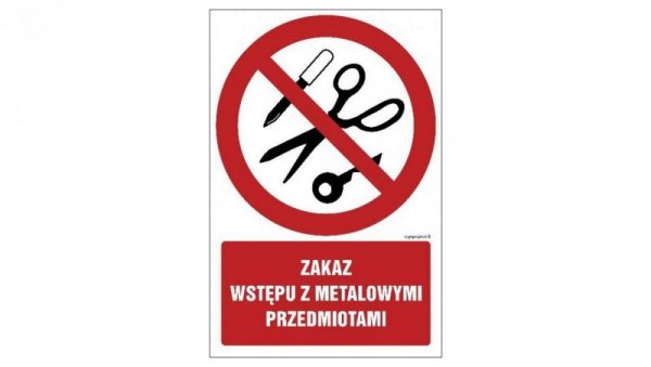 ZNAK - GC070 Zakaz wylewania oleju ozpuszczalników substancji żrących itp. 10 x 15 cm TS - Płyta TD foto.