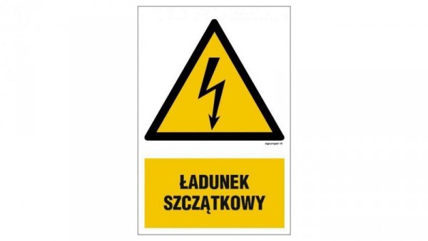 ZNAK - HA011 Ładunek szczątkowy 70 x 105 cm FN - Folia samoprzylepna