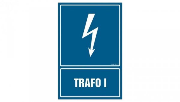 ZNAK - HG043 Trafo I 50 x 75 cm FN - Folia samoprzylepna