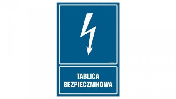 ZNAK - HG050 Tablica bezpiecznikowa 35 x 52,5 cm FN - Folia samoprzylepna