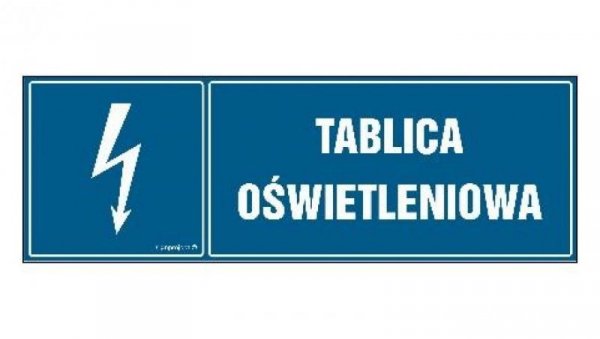 ZNAK - HH052 Tablica oświetleniowa 45 x 15 cm FN - Folia samoprzylepna