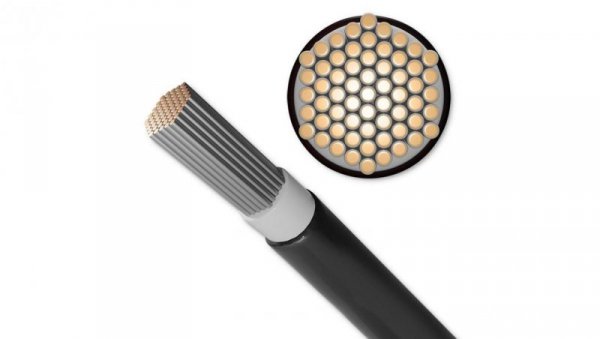 Qoltec Kabel solarny fotowoltaiczny 6mm² 100m czarny