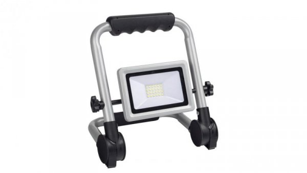 Oprawa przenośna Flexi 20W LED, składany stojak 1600lm, 4000K, IP65, 1,5m guma, srebrna / 47992