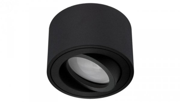 Oprawa Natynkowa Halogenowa Ruchoma AMAT-S Okrągła Czarna 50mm LUMILED